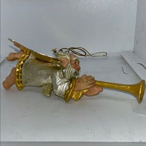 David Frykman “ The last Angel” Elegant Angel Ornament with Trumpet 1995